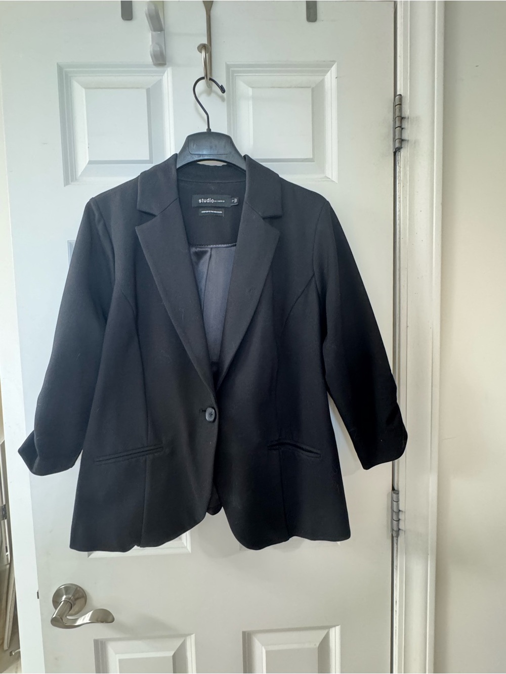 torrid Black Single-Button Blazer Jacket size 1 (14/16w)